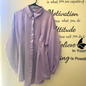 She works hard for the money Lavender Fashion Nova Dress